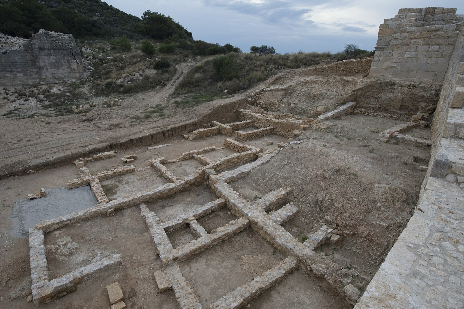 Excavated assembly hall of the Lycian League at Patara