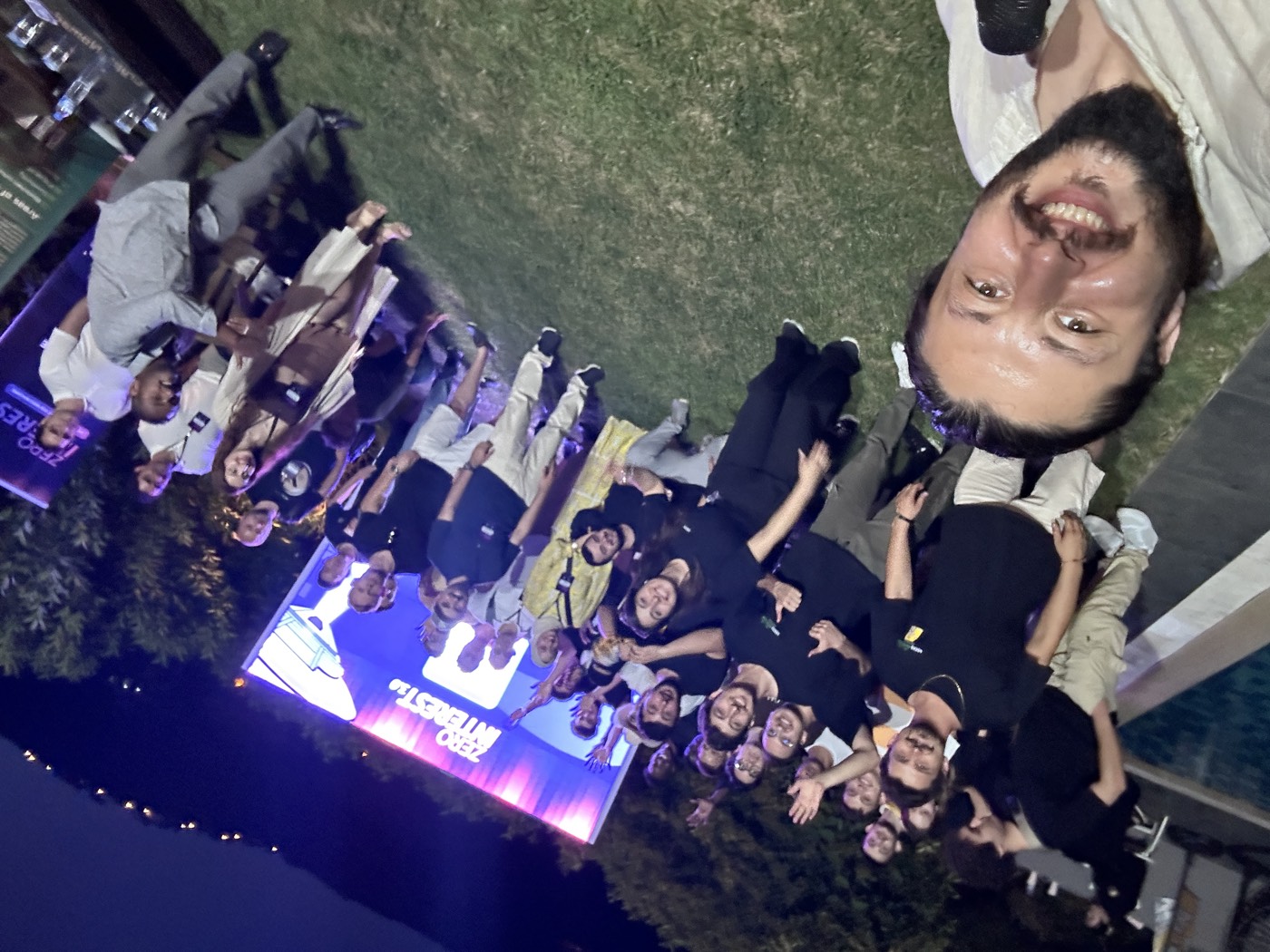 Zero Interest pool event selfie